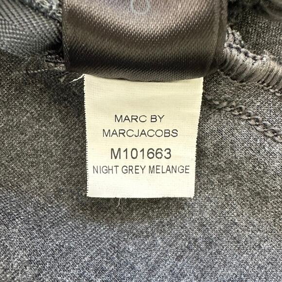 Marc by Marc Jacobs Cowl Neck Ponte Knit Belted Midi Dress Night Gray Melange - Picture 11 of 11